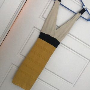 Halter/crisscross/bodycon dress